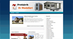 Desktop Screenshot of prefabrikevmodelleri.com